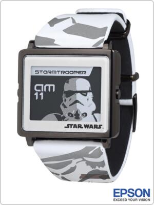 時計 EPSON SMART CANVAS STAR WARS Imperial EPSON SMART CANVAS “ STAR WARS “ IMPERIAL / STORMTROOPER JAPAN