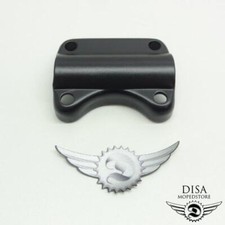 Lenkerklemme Lenker Klemme Lenkerhalter Klemmbock schwarz für Hercules Prima