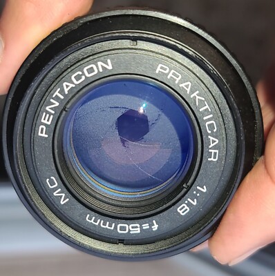 Pentagon Prakticar 50/1.8 Lens MC  PB Bayonet Mount, Mintish