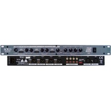 Rolls RM64 Four Zone Mixer w/2 Microphone Source Input for Office Audio System