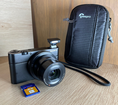 Sony RX100 Digital Compact Camera+ LOWEPRO CASE+ MEMORY CARD! $$$ | eBay