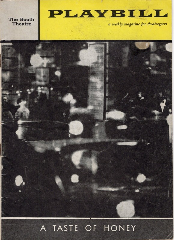 A TASTE OF HONEY May 1961 Playbill: Hermione Baddeley, Frances Cuka