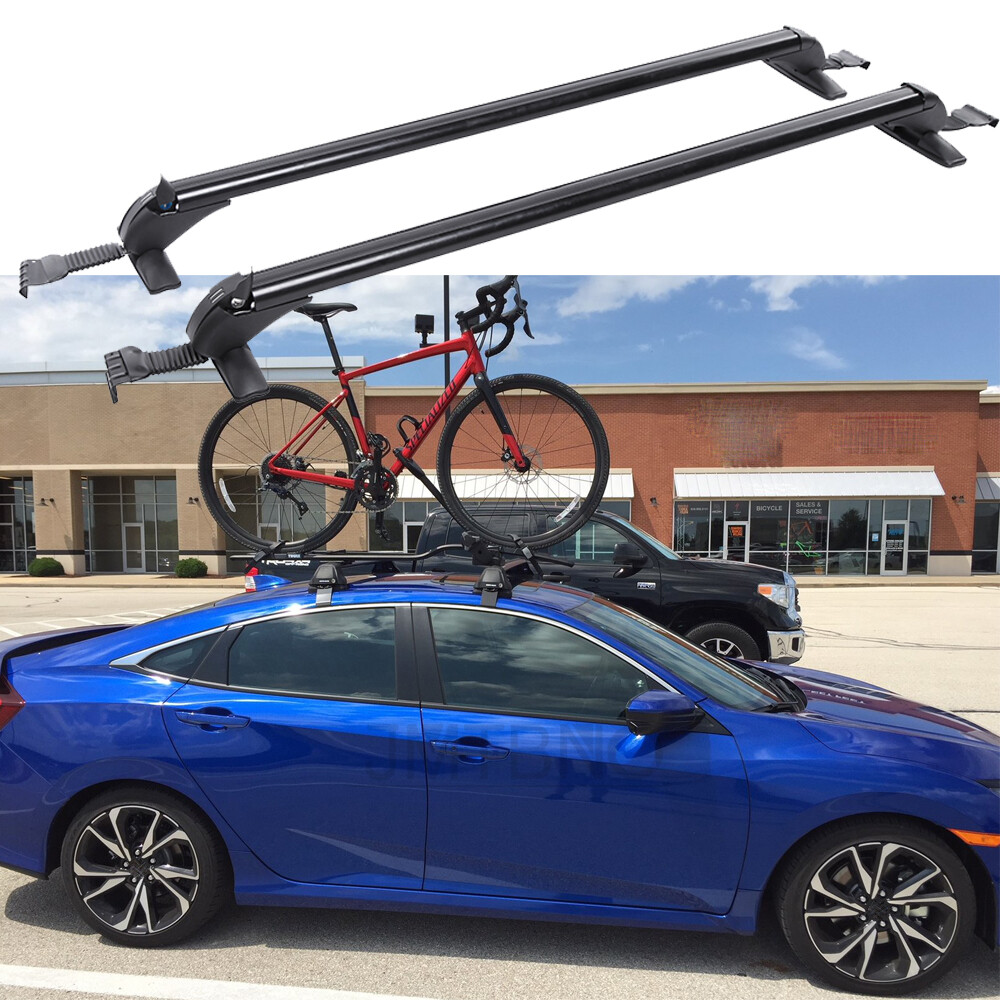 For Honda Civic 2005-2018 Top Roof Rack Cross Bar Luggage