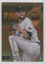 2021 Topps Stadium Club Chrome Orange Refractor 22/25 JT Brubaker #314 my8