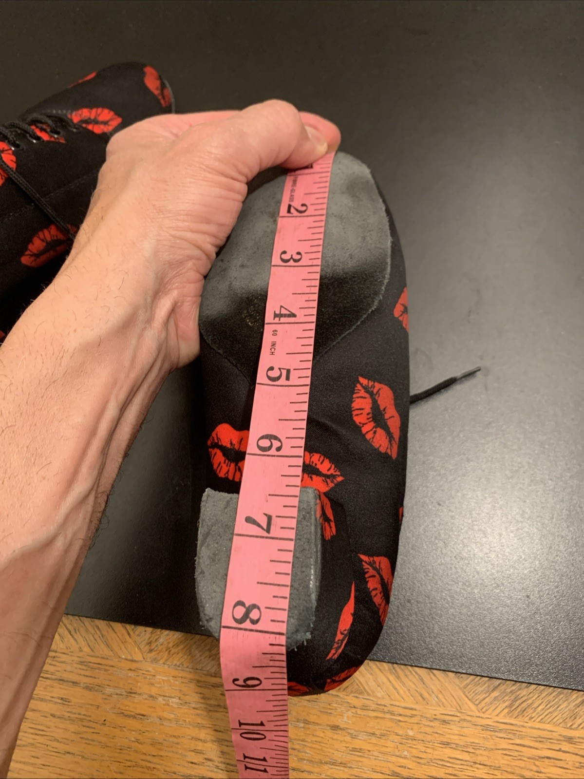 International 1.5" Heather Split-sole Womens Print Practice Dance Shoes Sz 4