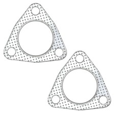 2 Inch Exhaust Gasket 3-Bolt 53mm Muffler Flange Header High Temperature w/Fi...
