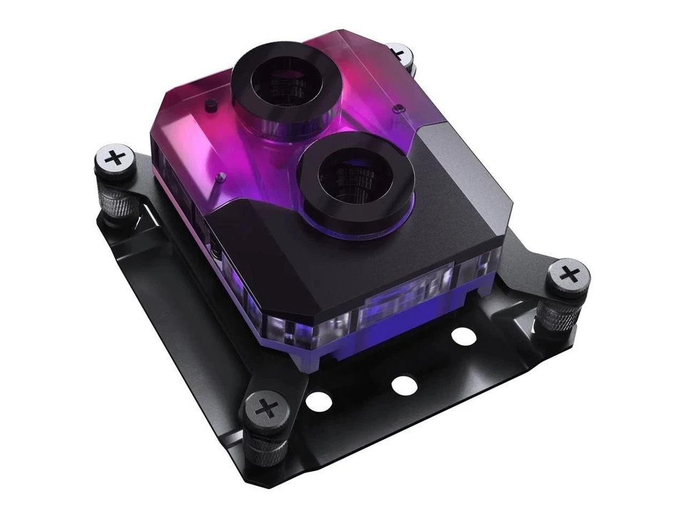 Phanteks Glacier EZ-Fit 450CPU, Copper CPU Water Block, Intel 1700 & AMD AM5 - Image 2 of 4