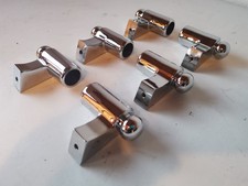 3 paia di estremità maniglia porta forno Lacanche Classic cromate - PREZZO A COPPIA