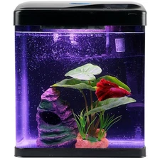 Kit réservoir de poisson Betta auto-nettoyage avec LED lampe
