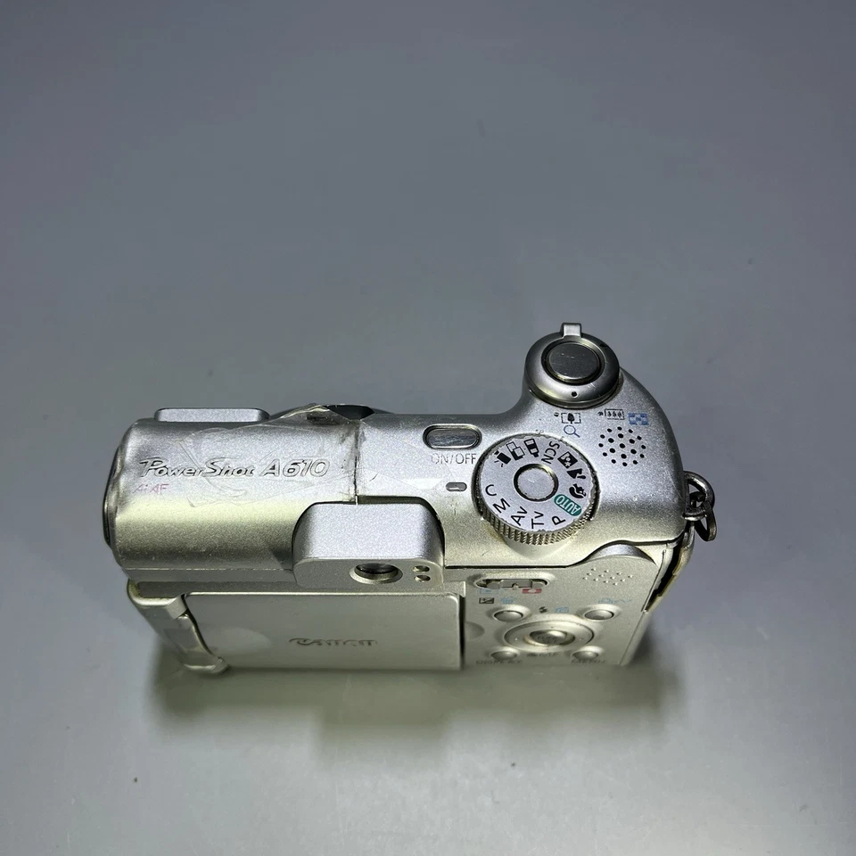 Canon PowerShot A610 5.0MP Digital Camera - Silver - Image 4 of 4