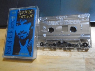 RARE OOP George Harrison CASSETTE TAPE Best of Dark Horse BEATLES Clapton E.L.O.