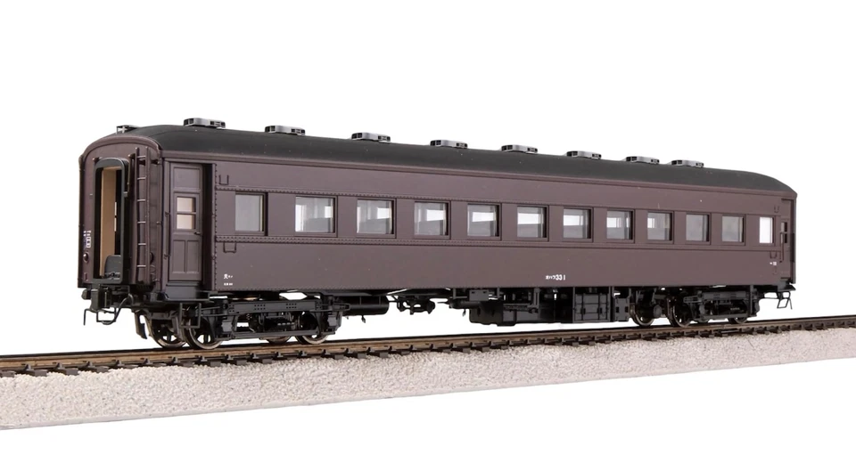 HOm/HOn3-1/2 Imon JNR Ohafu-33 Brake Coach #1 H0m 12mm Gauge Passenger Car Model - Image 2 of 4