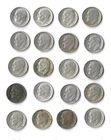 Lot Of 20 Silver Roosevelt Dimes Mixed Date & Mints 90% Silver 1.4468 Troy Ounce