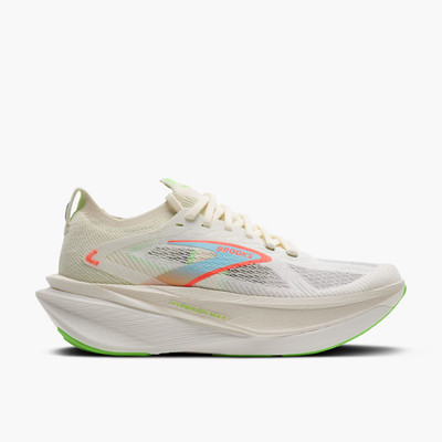 Brooks Hyperion Max 3 Men s 10.5 Coconut/Green Gecko/Pink Medium Width