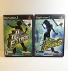 Dance Dance Revolution Extreme 1 & 2 - PS2 Game Lot (2) - PlayStation 2 - Tested