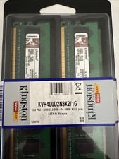 Kingston KVR400D2N3K2/1G 1GB DIMM RAM (Pair)