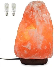 7 Inch Himalayan Salt Lamp with Dimmer Cord - Night Light Natural Crystal Rock C