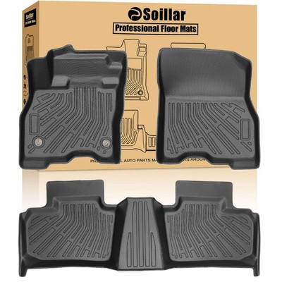 Front & 2nd Row Floor Mats Liners Fits 2024 2025 Nissan Leaf TPE Waterproof New