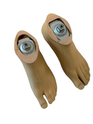 Otto Bock 1D35 Beinprothesen Fuße 2 Links 26 Und 24 Prosthetic Foot  max 100 Kg
