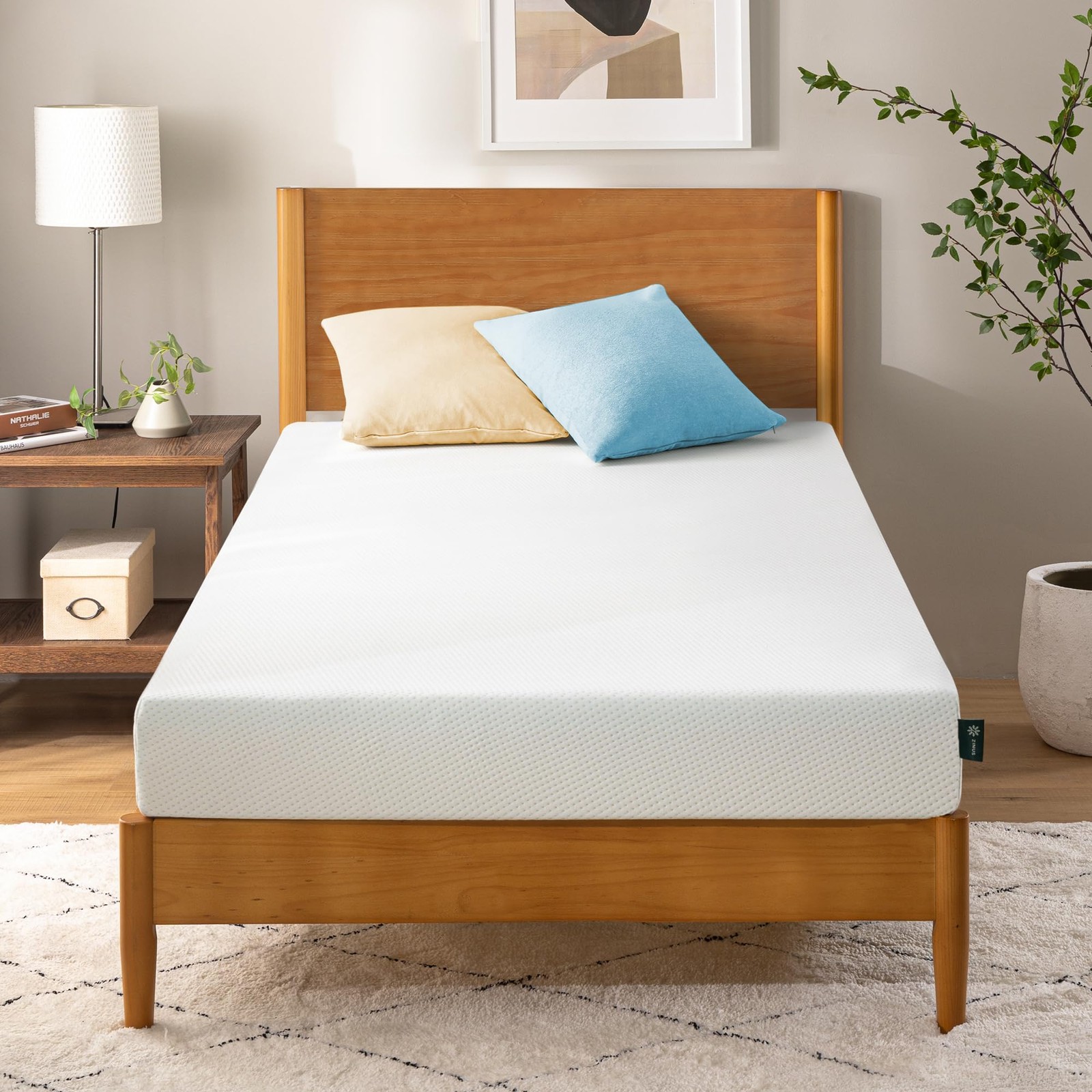 Memory Foam Mattress [new Version], Twin, White