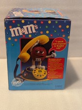 M M Landline Voice Activated TELEPHONE Collectable. Red M M