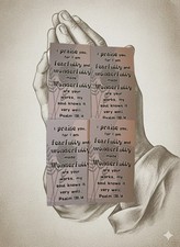 4 Bible Verse Mini Scripture Inspirational Christian Gifts Encouragement Cards.