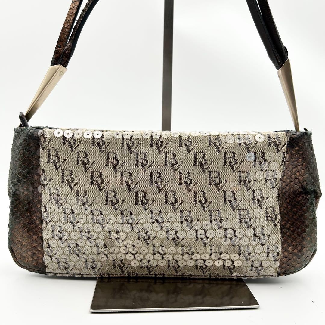 Bottega Veneta Sequin Python Pouch Accessory Rare… - image 3