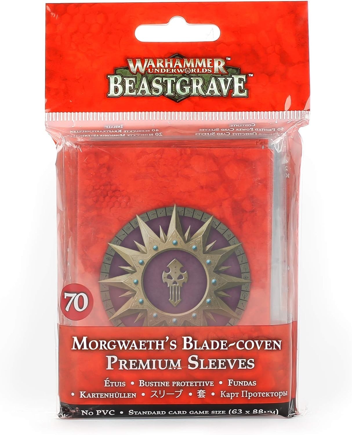 Премиум-рукава Warhammer Underworlds Beastgrave Morgwaeths Blade-для Ковена (70)