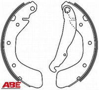 ABE C0X008ABE Bremsbackensatz 4 Bremsbacken Trommelbremse