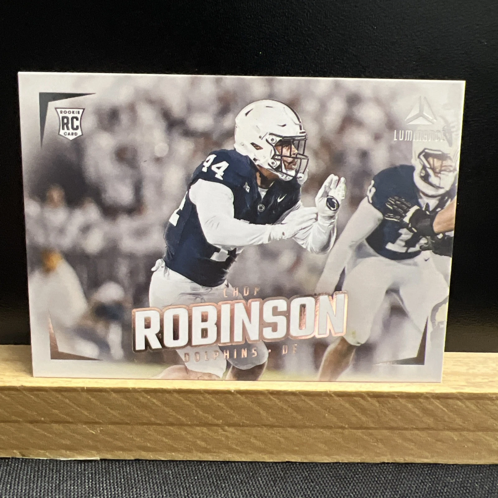 Chop Robinson trading card