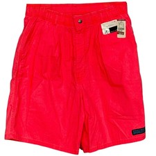 Ocean Pacific 90s Vintage Neon Pink Cotton Shorts Size L New With Tags
