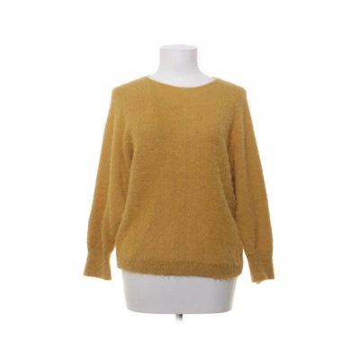 Isabella D., Strickpullover, Größe: S/M, Gelb, Einfarbig, Grobstrick, Damen #rdS