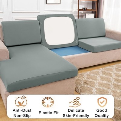 Water Resistant Milk Silk Sofa Cushions Cover High Elasticitys and Comfort