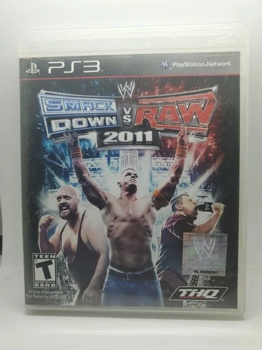WWE SmackDown vs Raw 2011 Sony PS3 Complete W/Manual Tested