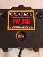 POWER WIZARD PW200.  LOW IMPEDANCE ELECTRIC FENCE ENERGIZER Gently Pre Owned!