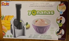 Soft Serve Maker Classic Yonanas 902 Frozen Fruit Ice Cream Machine Healthy NEW