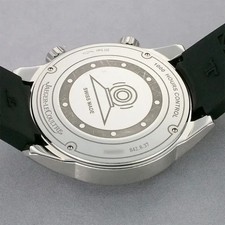 Jaeger-LeCoultre Polaris Date Q9068670 Stainless Steel Black Dial Leather #SU079 3