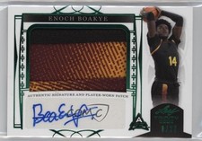 2022-23 Leaf Trinity Holo Green 8/20 Enoch Boakye #PA-EB1 Patch Auto 11oq