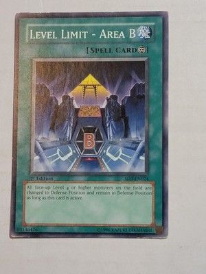 Yugioh Level Limit Area B SD3-EN024 Common 1st Edition Light Play 
