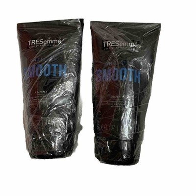 2X TRESEMME ONE STEP SMOOTH 5-IN-1 SMOOTHING CREAM THICK FRIZZY HAIR 5oz