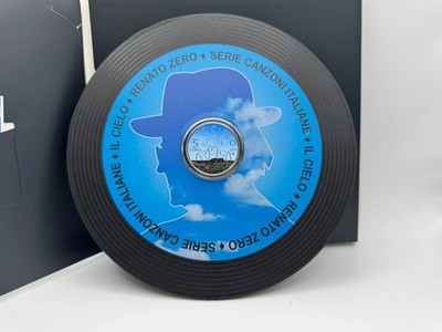 Italy 2025 5 Euro Silver Coin  Il Cielo  - Renato Zero, Original Packaging