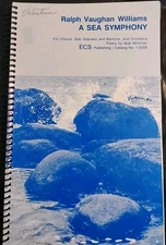Ralph Vaughn Williams, A Sea Symphony: Vocal score, owned by Valentina Kozlowski