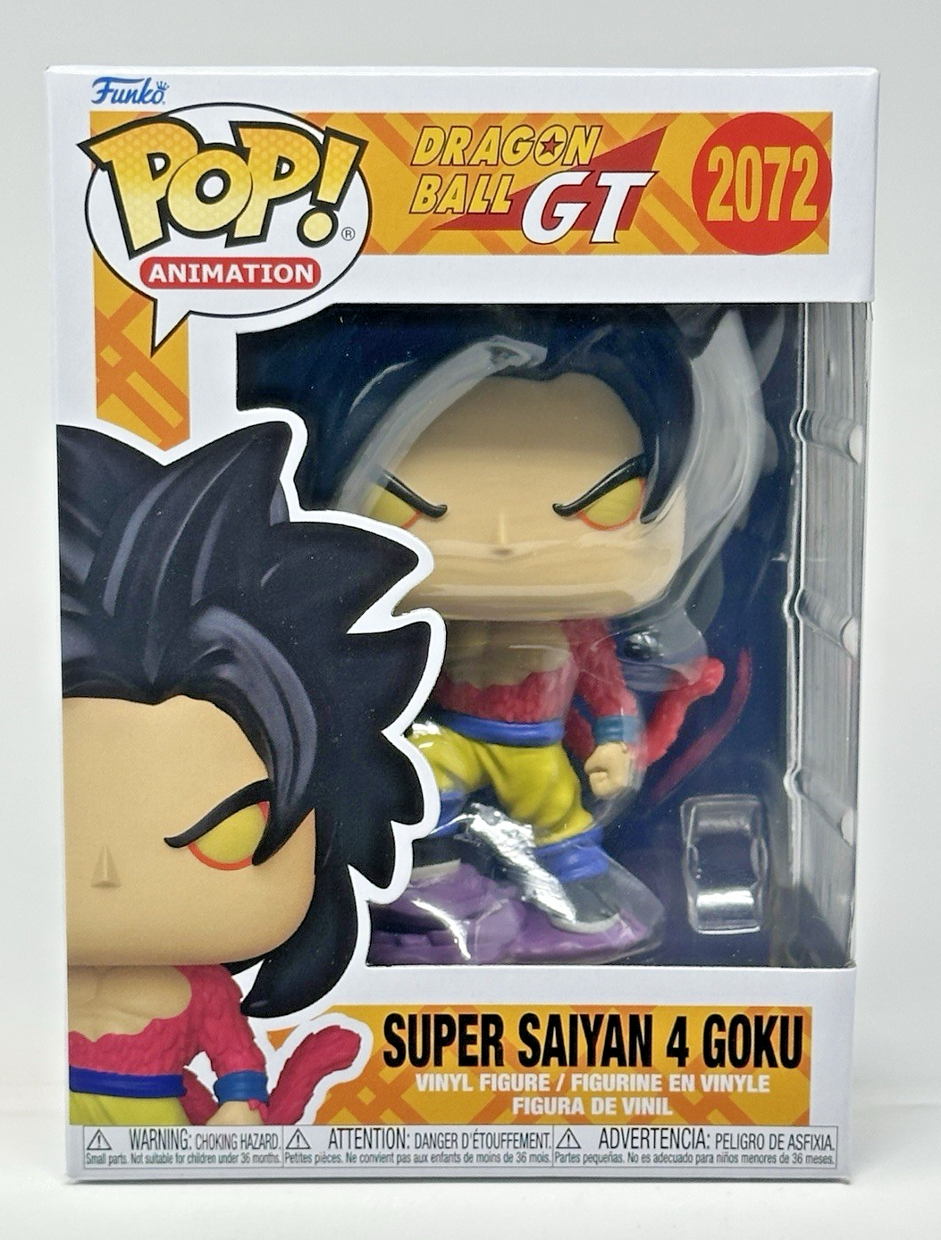 Funko Pop! Dragon Ball: Super Saiyan 4 Goku - Funko #2072 w/ Premium Protector