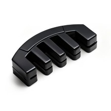 JUNYVIO Rubber 4/4 Violin Practice Mute, Claw Style, Musical String Black