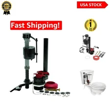 Complete Toilet Repair Kit with Universal Fit - Easy 10-Min Installation Process