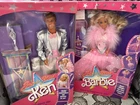 NEW- Set of 2 Vintage Mattel SUPER STAR BARBIE & KEN.