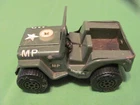 Vintage Tonka S10094 - MP 215 - Pressed Steel Military Jeep Toy Truck. 6" X 4"