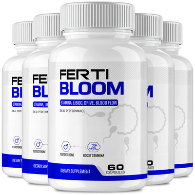 Ferti Bloom Supplement Capsules, FertiBloom Natural Pills (5 Pack)