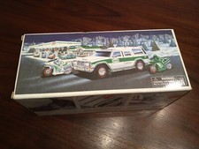 Hess Toy Utility Vehicle And 2 Motorcycle