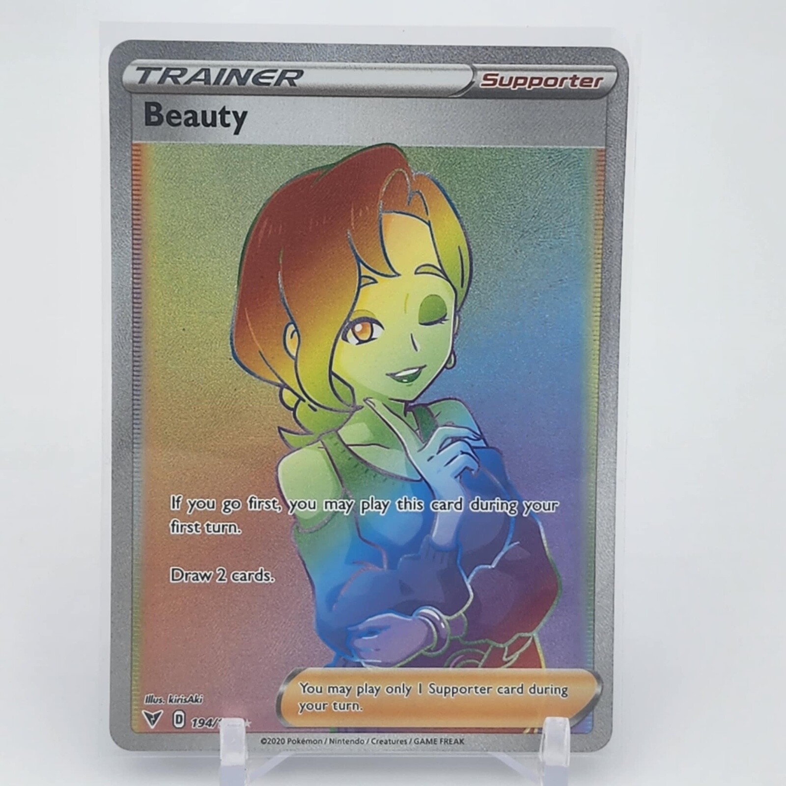 Beauty - 194/185 - Secret Rare - Vivid Voltage - Pokémon Card - NM/M